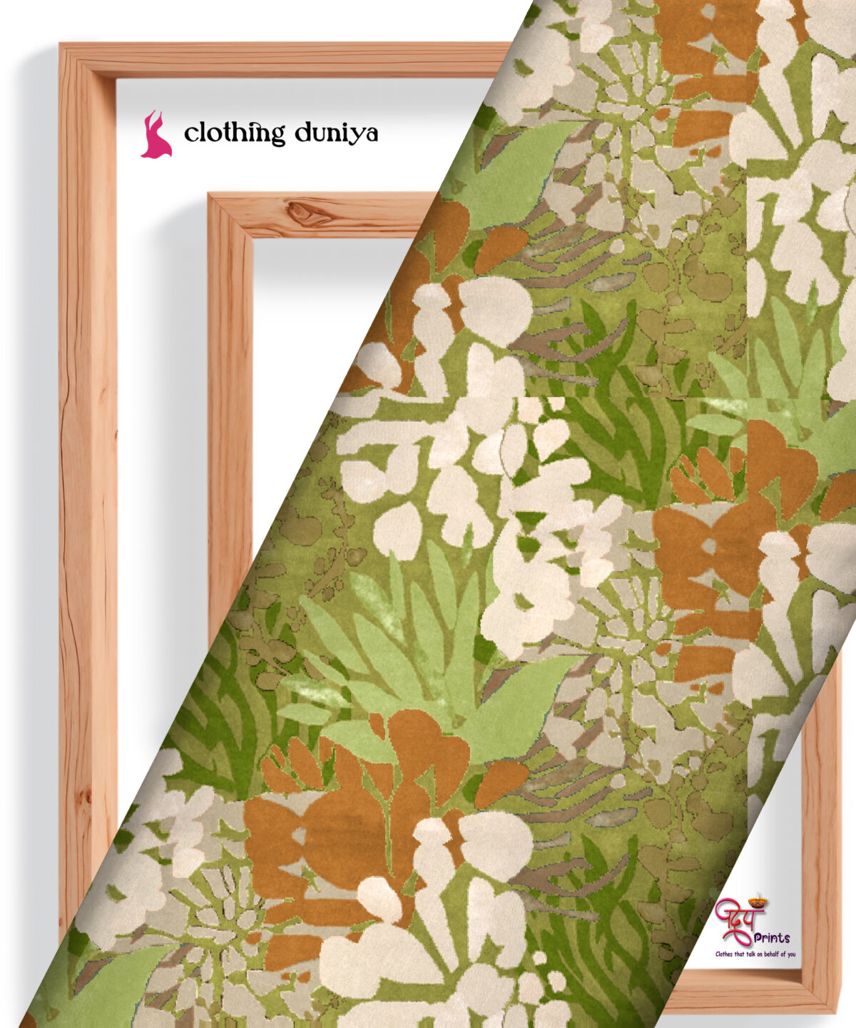 DEEP PRINTS CD-01 Rayon Fabric