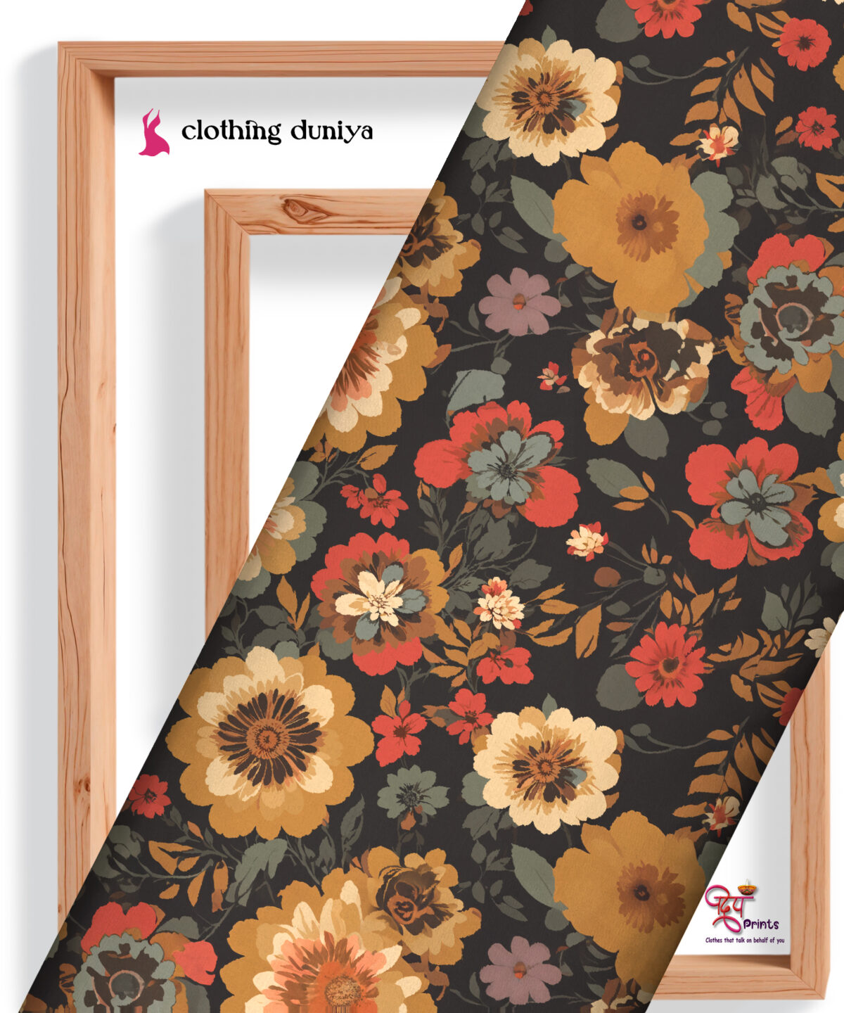DEEP PRINTS CD-05 Rayon Fabric