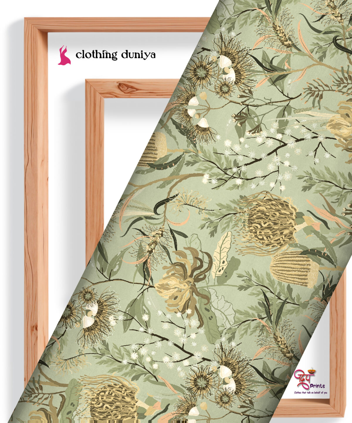DEEP PRINTS CD-06 Rayon Fabric