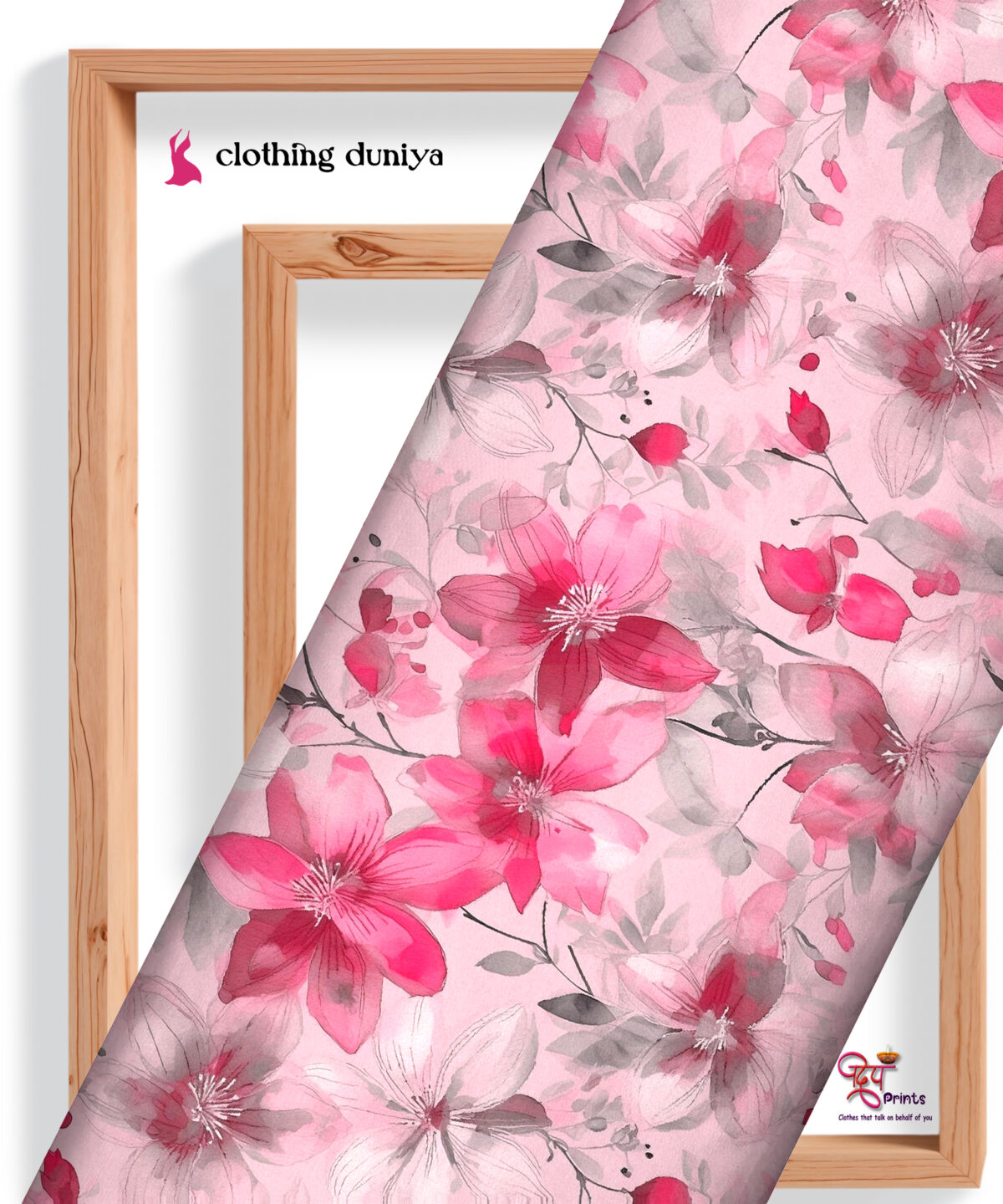 DEEP PRINTS CD-07 Rayon Fabric