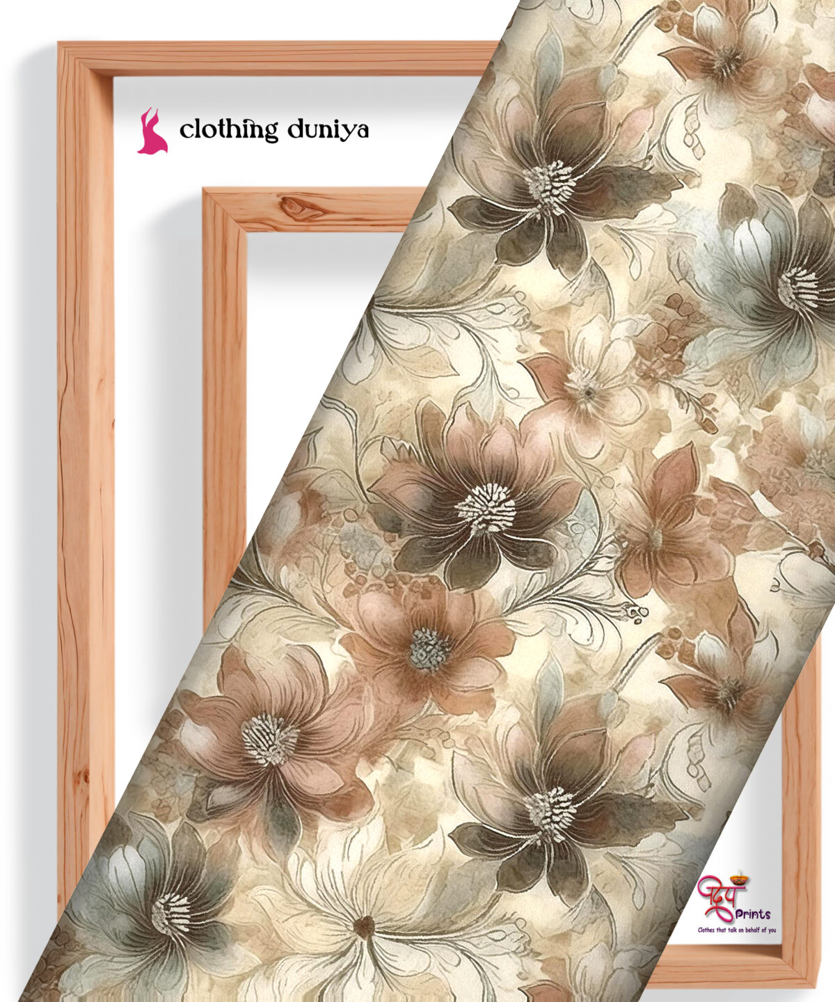 DEEP PRINTS CD-09 Rayon Fabric