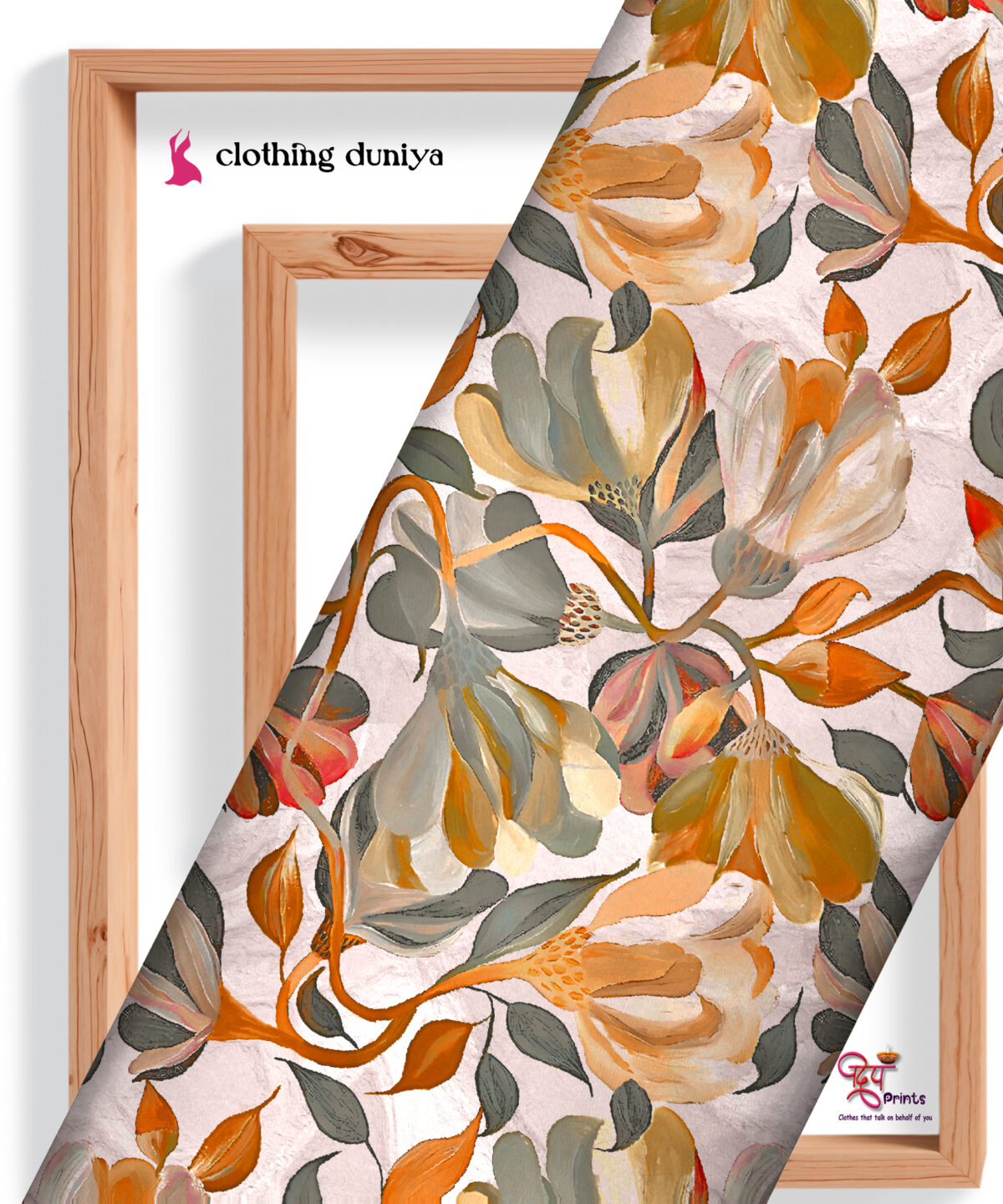 DEEP PRINTS CD-10 Rayon Fabric