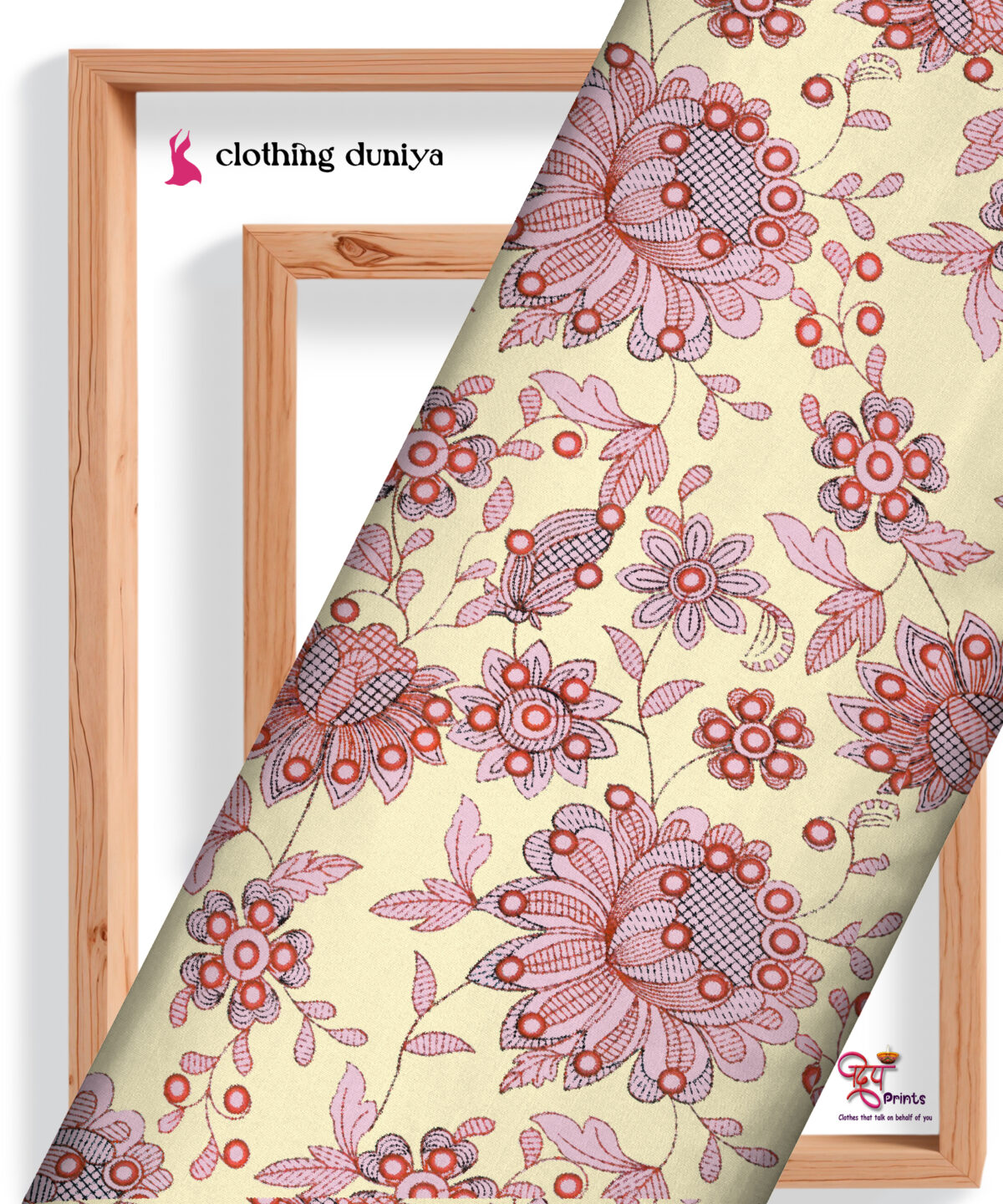 DEEP PRINTS DP-09 -Poly Rayon