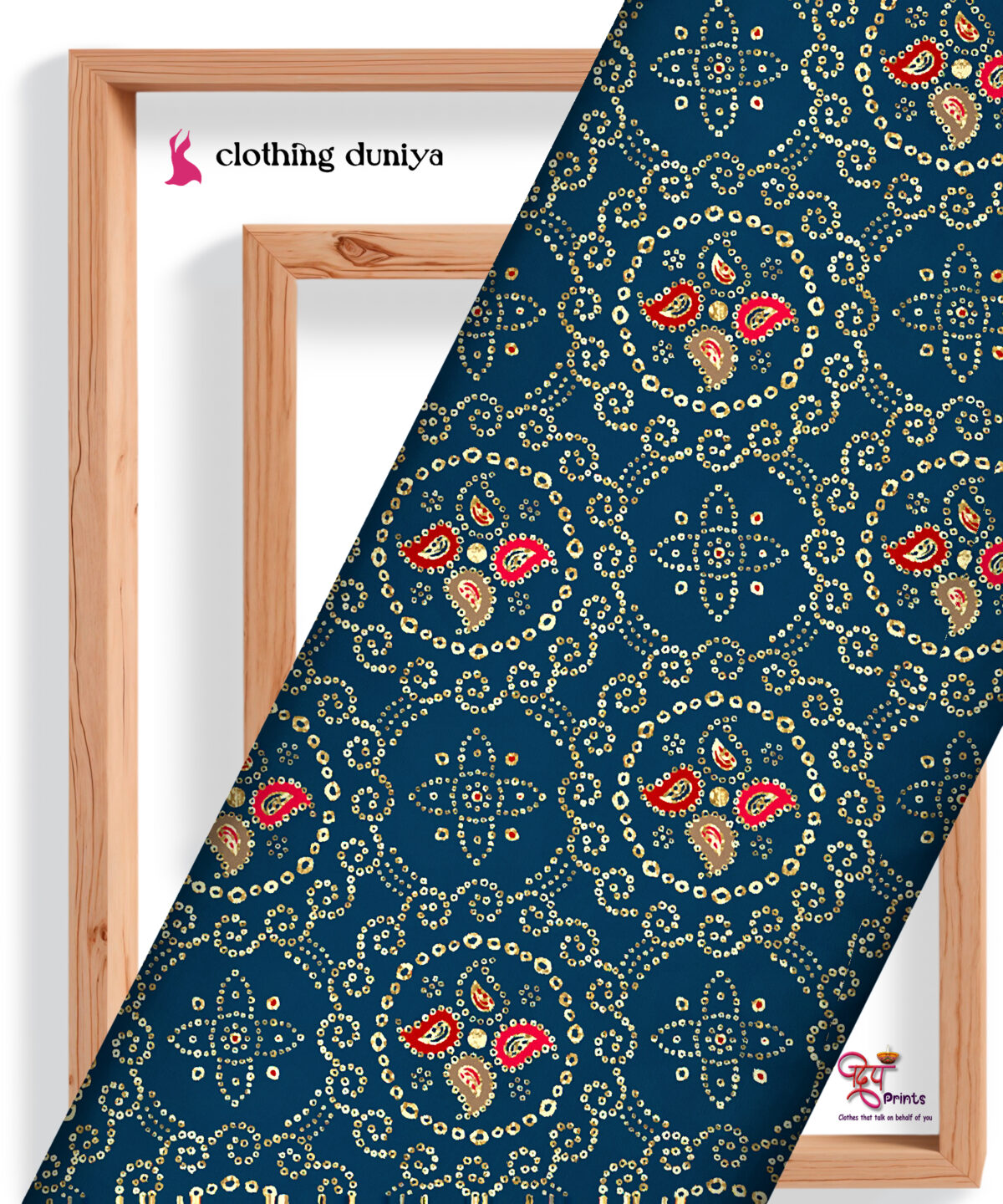 DEEP PRINTS DP-57 -Poly Rayon