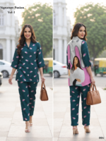 Women's Premium Printed Co-Ord Set Viscose Reyon 22KG DIGITAL PRINT - Image 5
