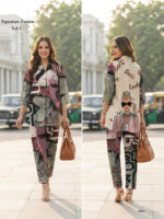 Women's Premium Printed Co-Ord Set Viscose Reyon 22KG DIGITAL PRINT - Image 7
