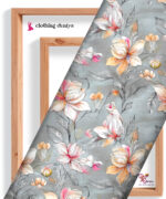 Golden Blossom Sketch Digital Print