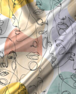 Reyon 63"  68*64* 56 With  Digital Print - Image 3