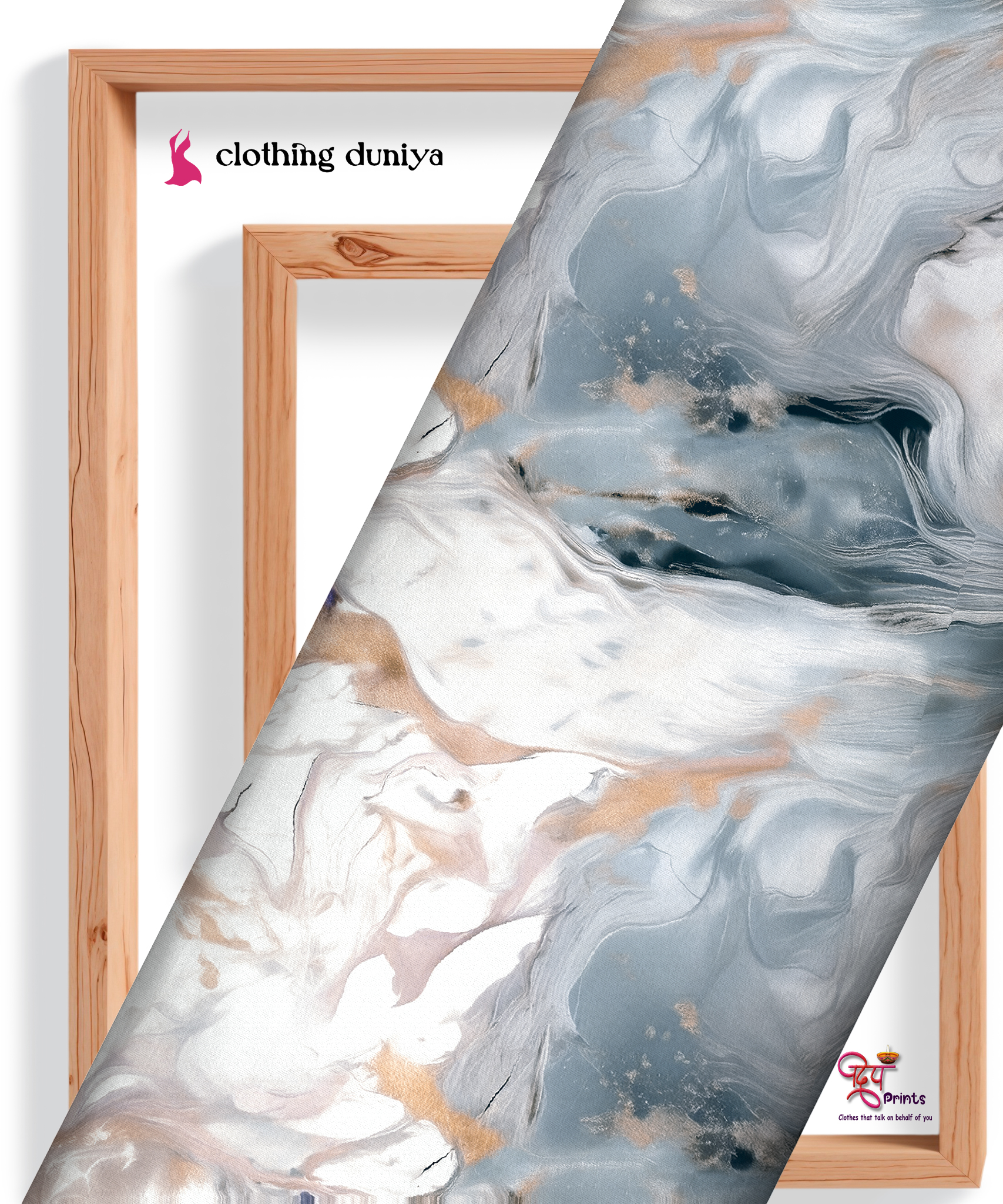 CD-157 Reyon 63" 68*64* 56 With Digital Print - Image 1