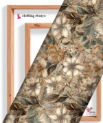 Vintage Autumn Bloom Botanical Floral Pattern