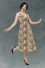 Vintage Autumn Bloom Botanical Floral Pattern - Image 2