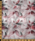 Blush Watercolor Botanical Leaf Pattern Digital Print - Image 4