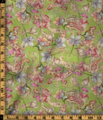 Vintage Paisley Botanical Garden Floral Pattern Digital Print - Image 4