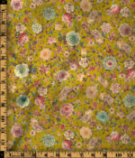 Vintage Mustard Bloom Garden – Seamless Floral Pattern Digital Print - Image 4