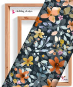 Midnight Autumn Blossom Watercolor Digital Print