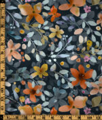 Midnight Autumn Blossom Watercolor Digital Print - Image 4