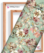 Mint Garden Blossom Digital Print