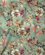 Mint Garden Blossom Digital Print - Image 3