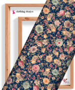 Midnight Vintage Floral Garden Digital Print