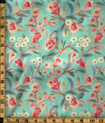Aqua Bloom Botanical Digital Print - Image 4
