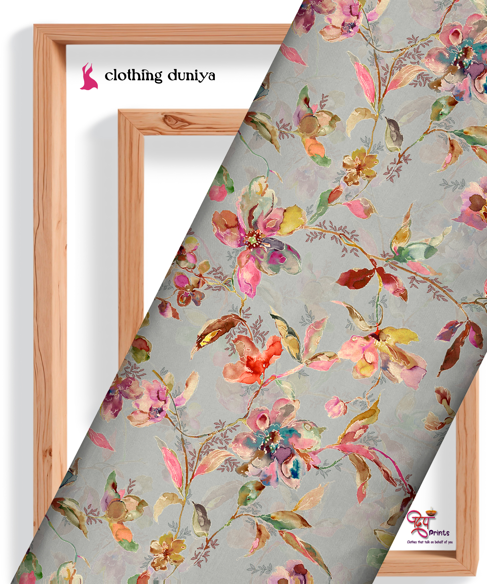 CD-88 Ethereal Bloom Symphony Digital Print - Image 1