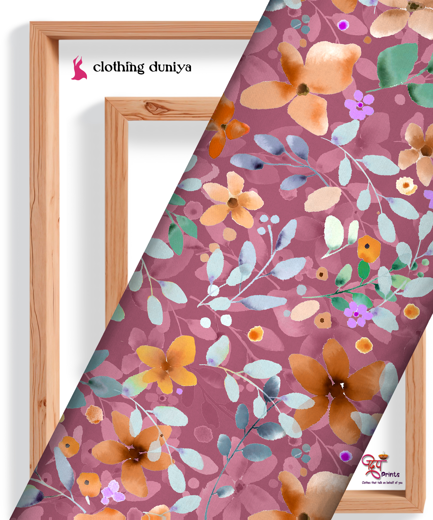 CD-90 Autumn Blossom Mist Digital Print - Image 1