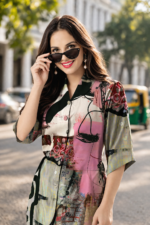 Women's Premium Printed Co-Ord Set Viscose Reyon 22KG DIGITAL PRINT - Image 4