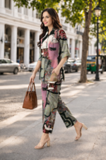 Women's Premium Printed Co-Ord Set Viscose Reyon 22KG DIGITAL PRINT - Image 3