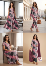 Reyon 63"  68*64* 56 With  Digital Print - Image 2