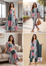 Reyon 63"  68*64* 56 With  Digital Print - Image 2
