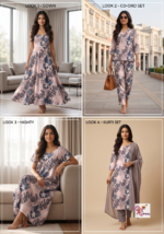 Reyon 63"  68*64* 56 With  Digital Print - Image 2