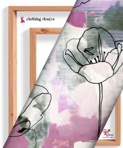 Reyon 63"  68*64* 56 With  Digital Print