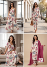 Reyon 63"  68*64* 56 With  Digital Print - Image 2