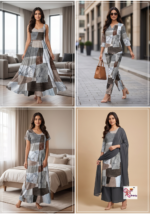 Reyon 63"  68*64* 56 With  Digital Print - Image 2