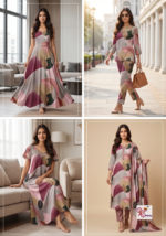 Reyon 63"  68*64* 56 With  Digital Print - Image 2
