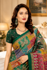 Soft Pure Georgette Digital Print Saree - Image 2