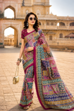 Soft Pure Georgette Digital Print Saree