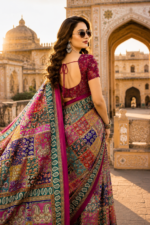 Soft Pure Georgette Digital Print Saree - Image 3