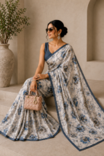 Soft Pure Georgette Digital Print Saree - Image 4