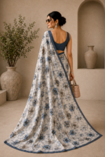 Soft Pure Georgette Digital Print Saree - Image 5