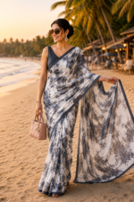 Soft Pure Georgette Digital Print Saree