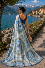 Soft Pure Georgette Digital Print Saree - Image 4