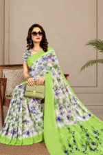 Soft Pure Georgette Digital Print Saree - Image 4