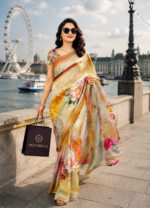 Soft Pure Georgette Digital Print Saree
