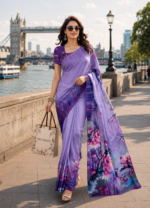 Soft Pure Georgette Digital Print Saree