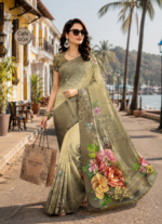 Soft Pure Georgette Digital Print Saree