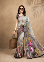 Soft Pure Georgette Digital Print Saree