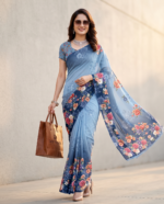 Soft Pure Georgette Digital Print Saree