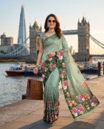 Soft Pure Georgette Digital Print Saree