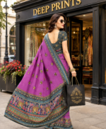 Soft Pure Georgette Digital Print Saree - Image 5